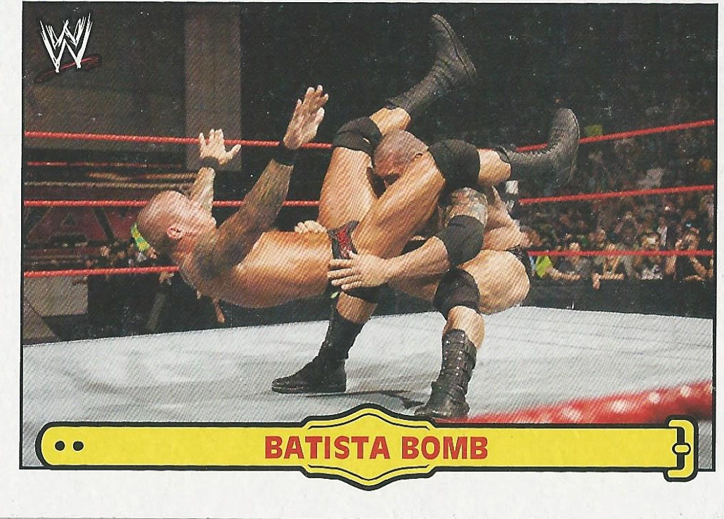 WWE Topps Heritage 2012 Batista 53 of 55