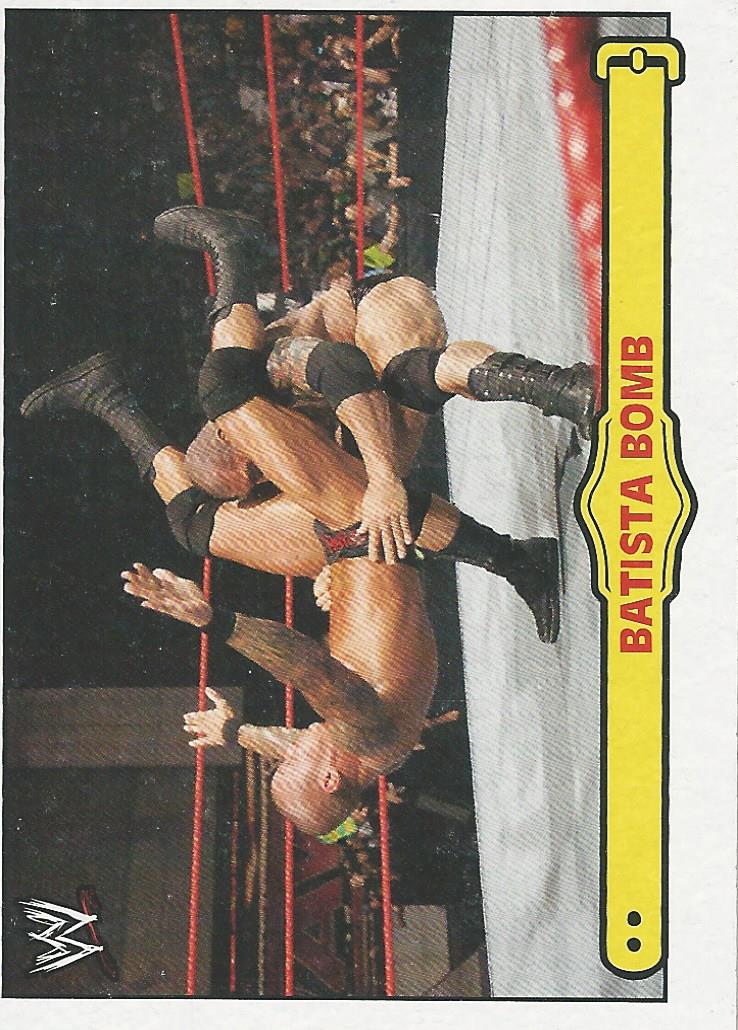 WWE Topps Heritage 2012 Batista 53 of 55 trading card PW Catalog