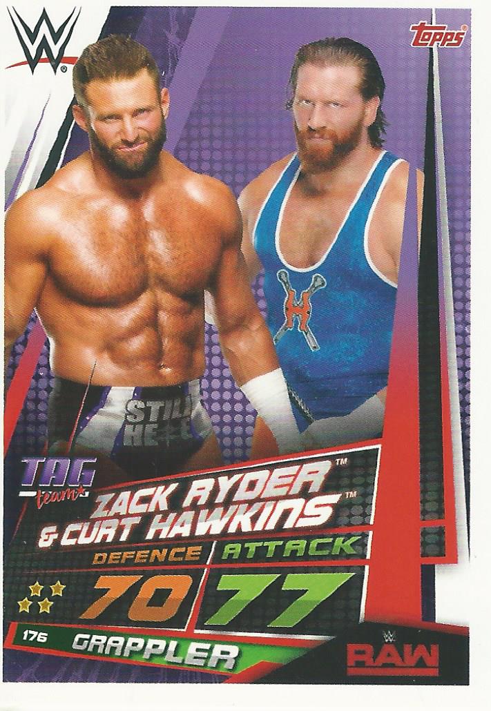 WWE Topps Slam Attax Universe 2019 Zack Ryder and Curt Hawkins #176