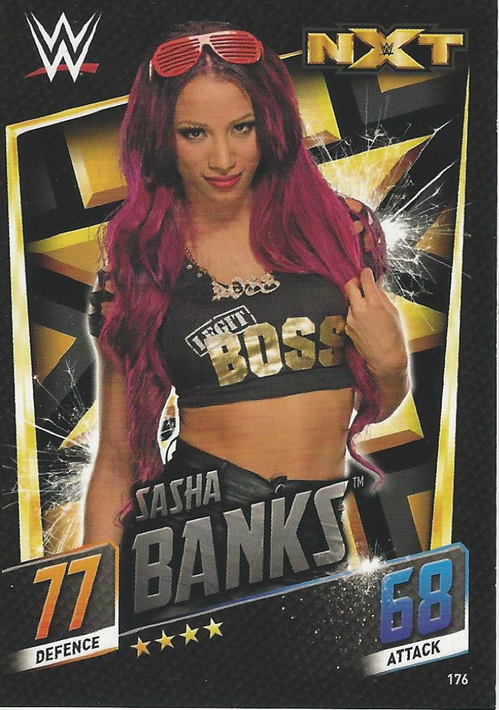 WWE Topps Slam Attax 2015 Then Now Forever Sasha Banks #176 NXT