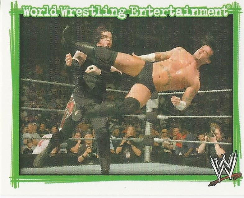 WWE Topps Superstars Uncovered 2007 Sticker CM Punk #178