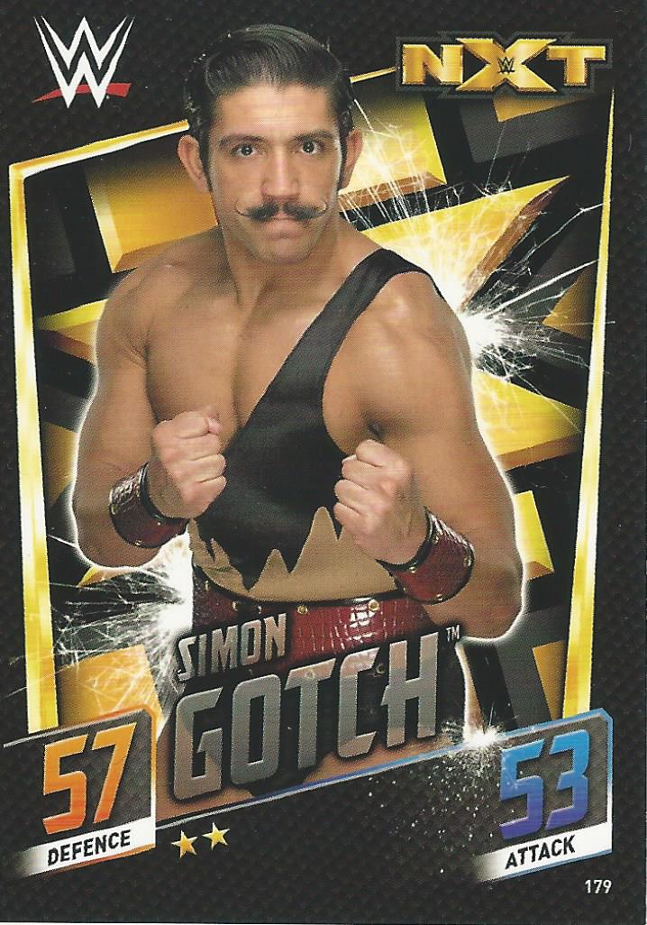 WWE Topps Slam Attax 2015 Then Now Forever Simon Gotch #179 NXT
