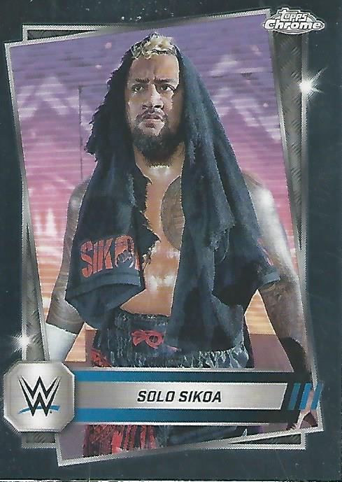 WWE Topps Chrome 2025 Trading Cards Solo Sikoa No.17 PW Catalog