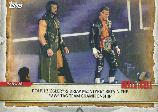 WWE Topps Road to WrestleMania 2020 Dolph Ziggler and Drew McIntyre #17