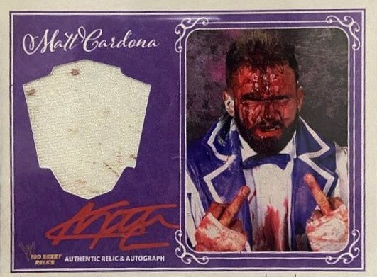 Matt Cardona – GCW Wedding Autograph Ring Worn Tights