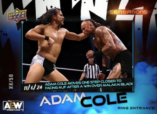 11/6/24 – Adam Cole – Adam Cole Moves One Step Closer to Facing MJF After a Win Over Malakai Black