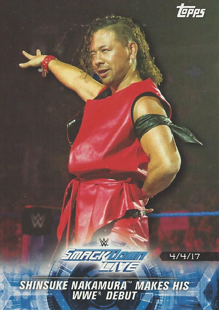 WWE Topps Road to Wrestlemania 2018 Shinsuke Nakamura #83
