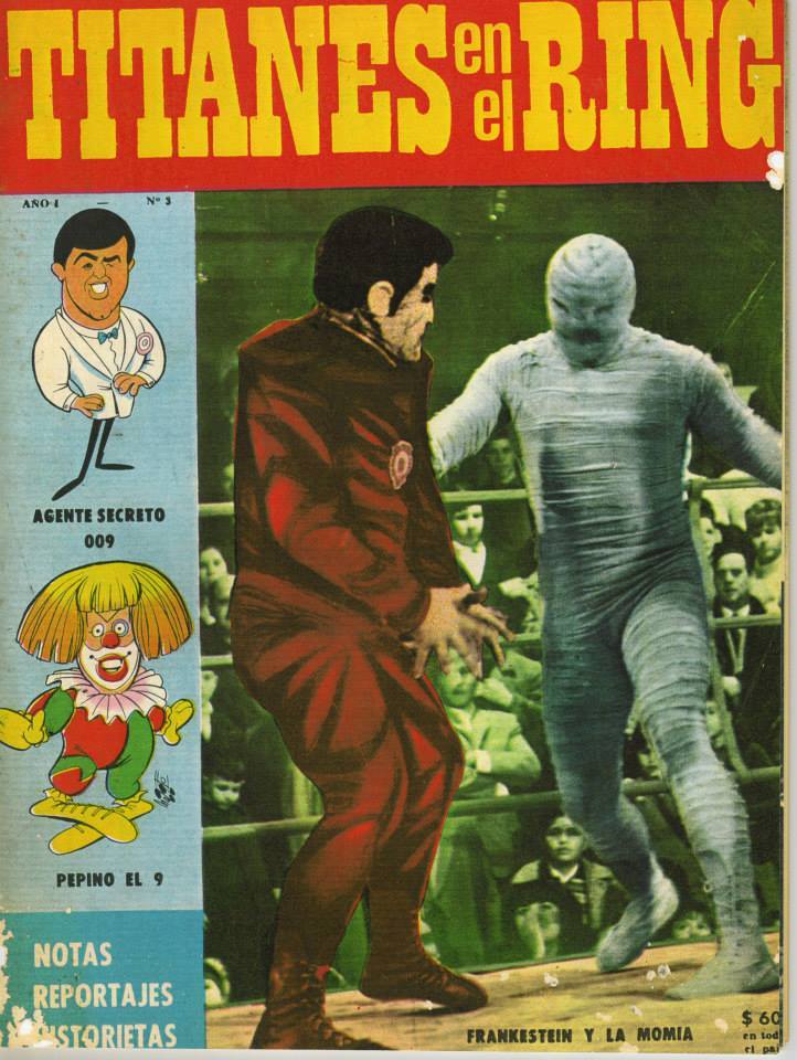 Titanes en el Ring volume 3 La Momia Magazine PWcatalog