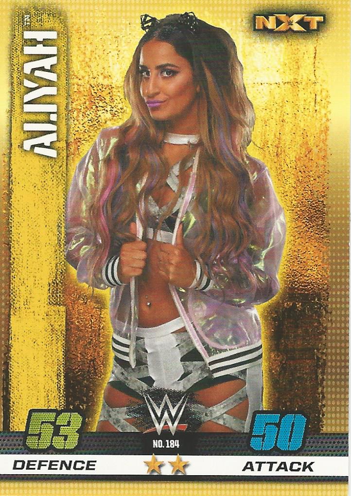 WWE Topps Slam Attax 10th Edition 2017 NXT Aliyah #184