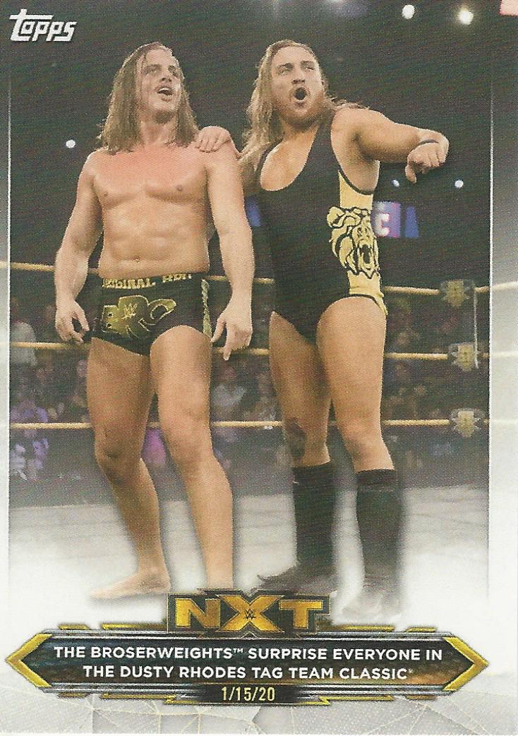 WWE Topps NXT 2020 Matt Riddle and Pete Dunne #86