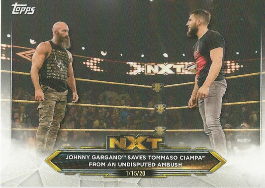 WWE Topps NXT 2020 Johnny Gargano and Tommaso Ciampa #87