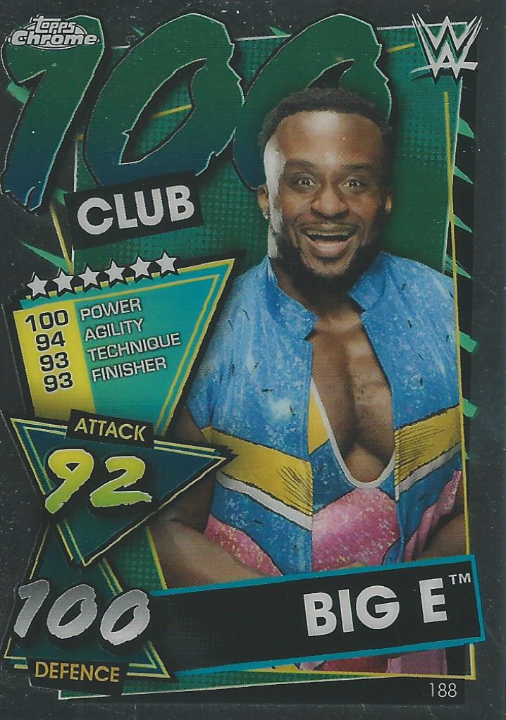 WWE Topps Slam Attax Chrome 2021 Big E #188