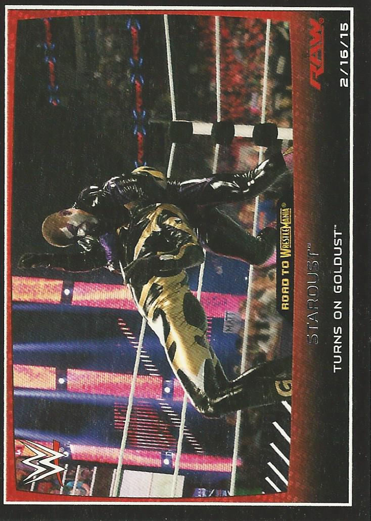 WWE Topps Road to Wrestlemania 2015 Stardust #88
