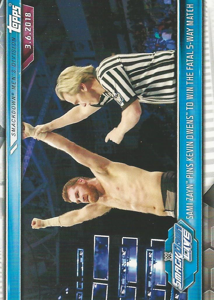 WWE Topps Champions 2019 Sami Zayn #88