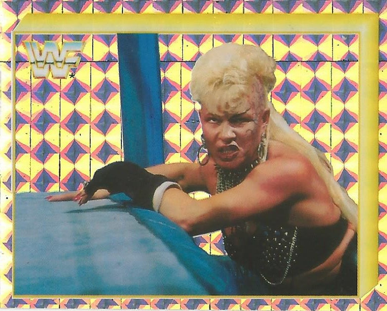 WWF Merlin Sticker 1994 Luna Vachon #189 Version 2
