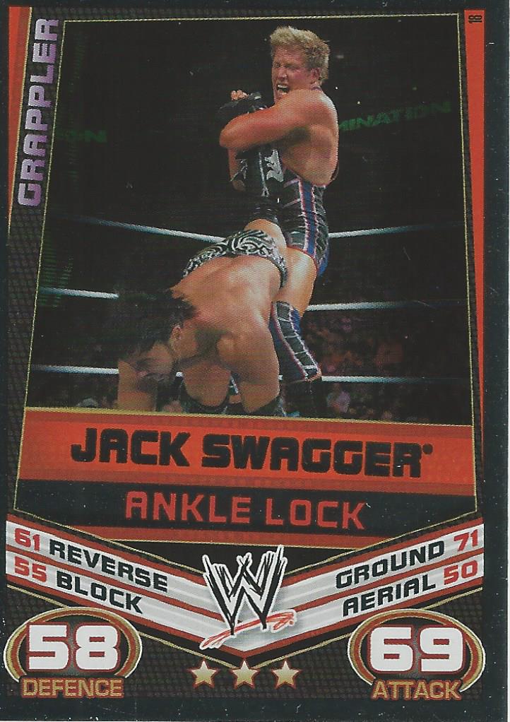 WWE Topps Slam Attax Rebellion 2012 Jack Swagger #18