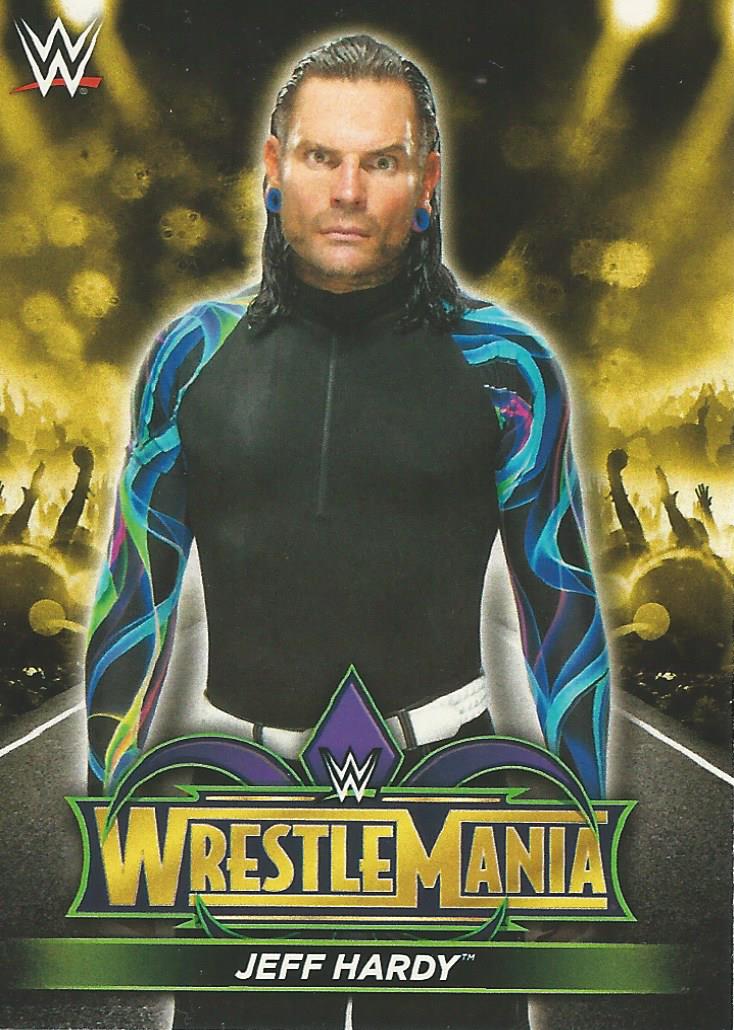 WWE Topps Road to Wrestlemania 2018 Jeff Hardy R18 trading card PW Catalog