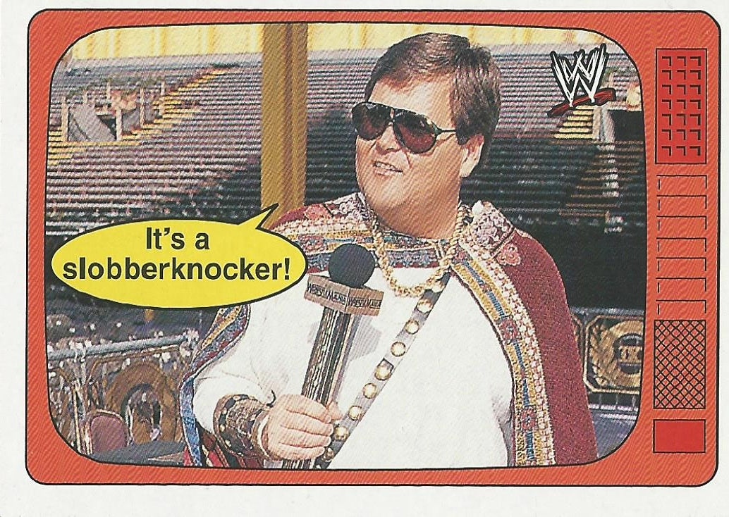 WWE Topps Heritage 2012 Superstars Speak Jim Ross 16 of 20