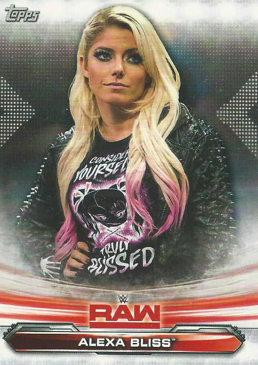 WWE Topps RAW 2019 Image Variation IV-AB Alexa Bliss trading card PW Catalog
