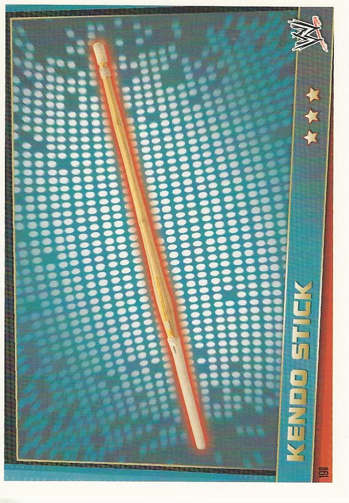 WWE Topps Slam Attax Rebellion 2012 Kendo Stick #190