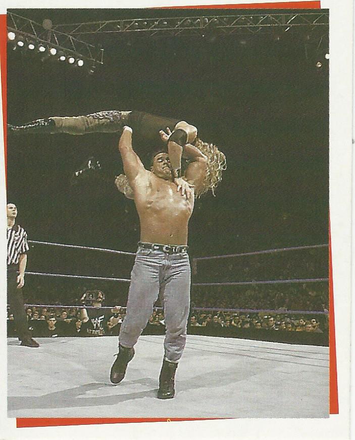 WWF Smackdown Stickers 2000 British Bulldog #191