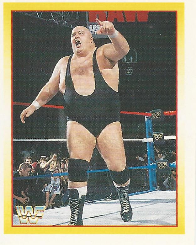 WWF Merlin Stickers 1995 King Kong Bundy #193