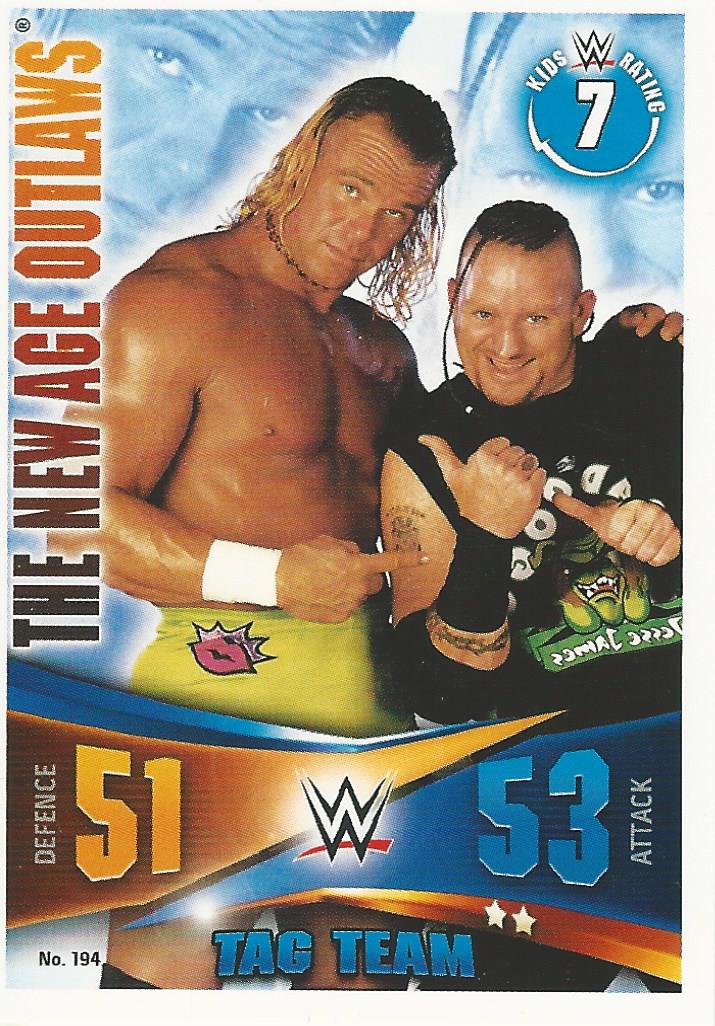 WWE Topps Slam Attax Rivals 2014 New Age Outlaws #194