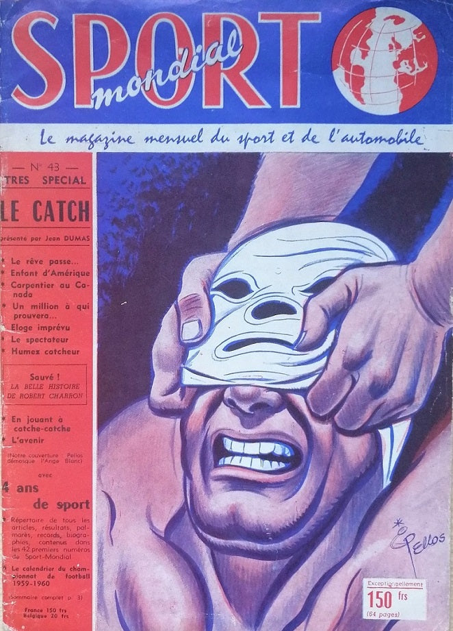 Sport Mondial Magazine issue 40 from France 1959 L'Ange Blanc Magazine PWcatalog