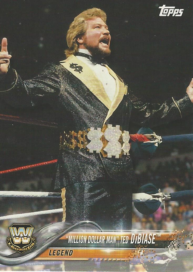 WWE Topps Then Now Forever 2018 Million Dollar Man Ted Dibiase #196