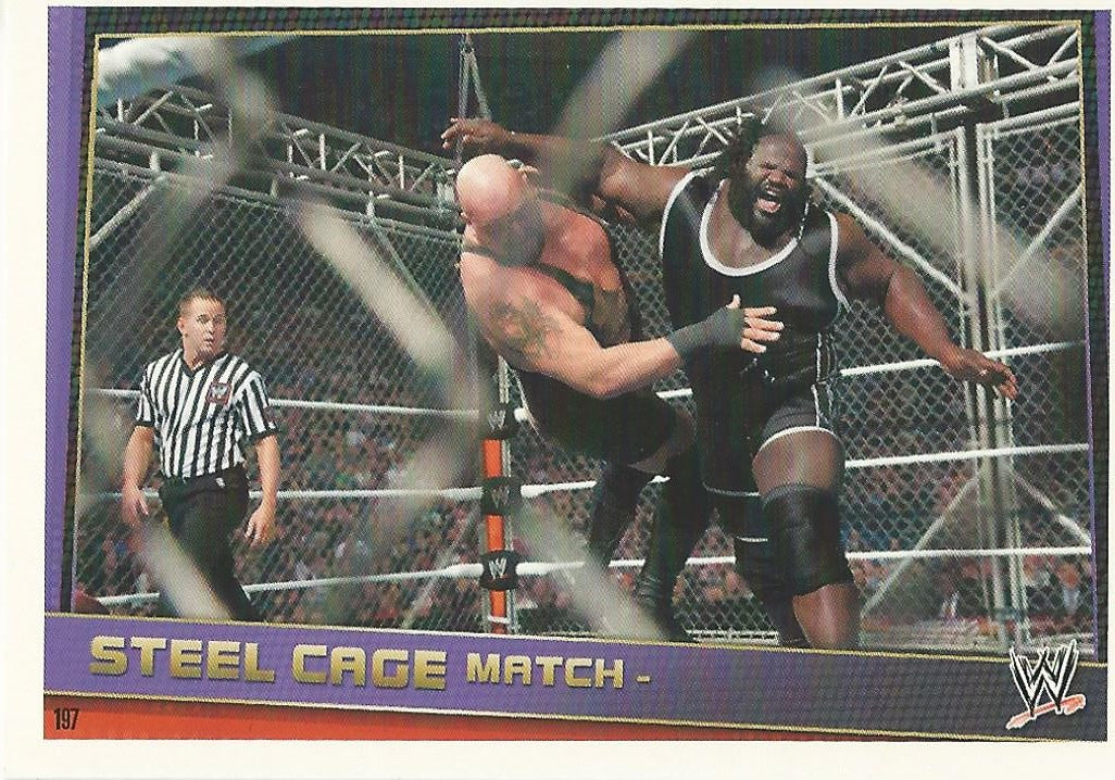 WWE Topps Slam Attax Rebellion 2012 Steel Cage Match #197
