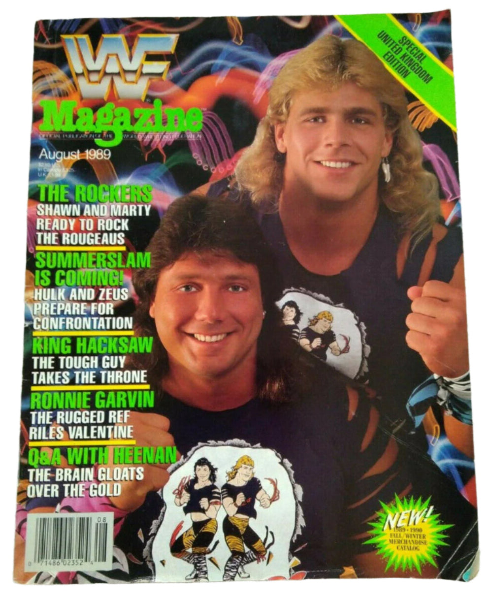 WWF Magazine from The United Kingdom August 1989 Magazine PWcatalog