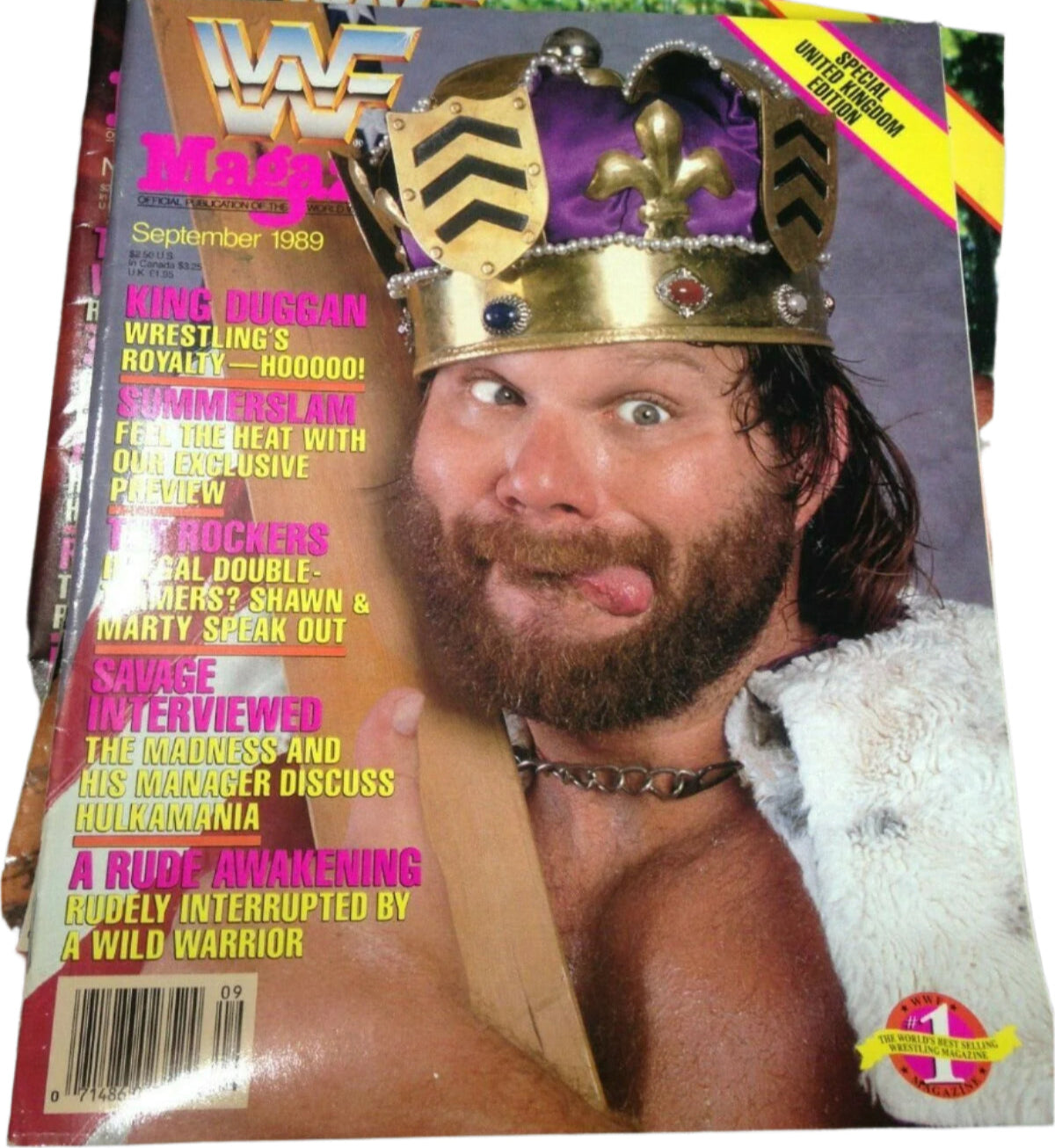 WWF Magazine from The United Kingdom September 1989 Magazine PWcatalog