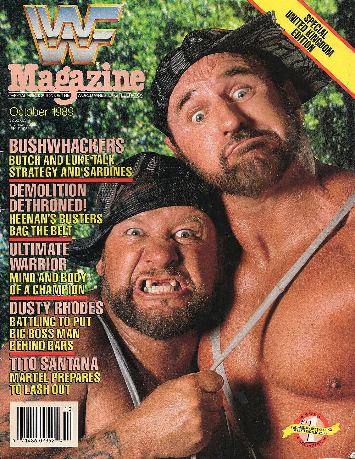 WWF Magazine from The United Kingdom October 1989 Magazine PWcatalog
