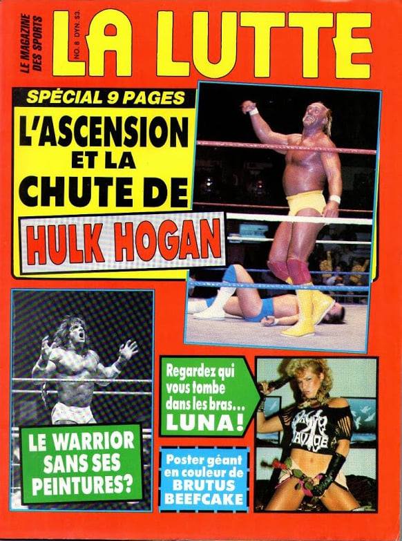 La Lutte 1989 #8 Magazine PWcatalog