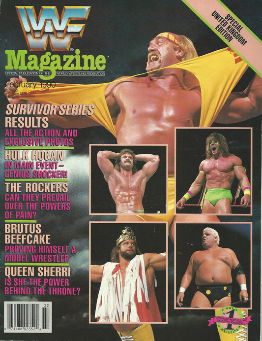 WWF Magazine from The United Kingdom February 1990 Magazine PWcatalog