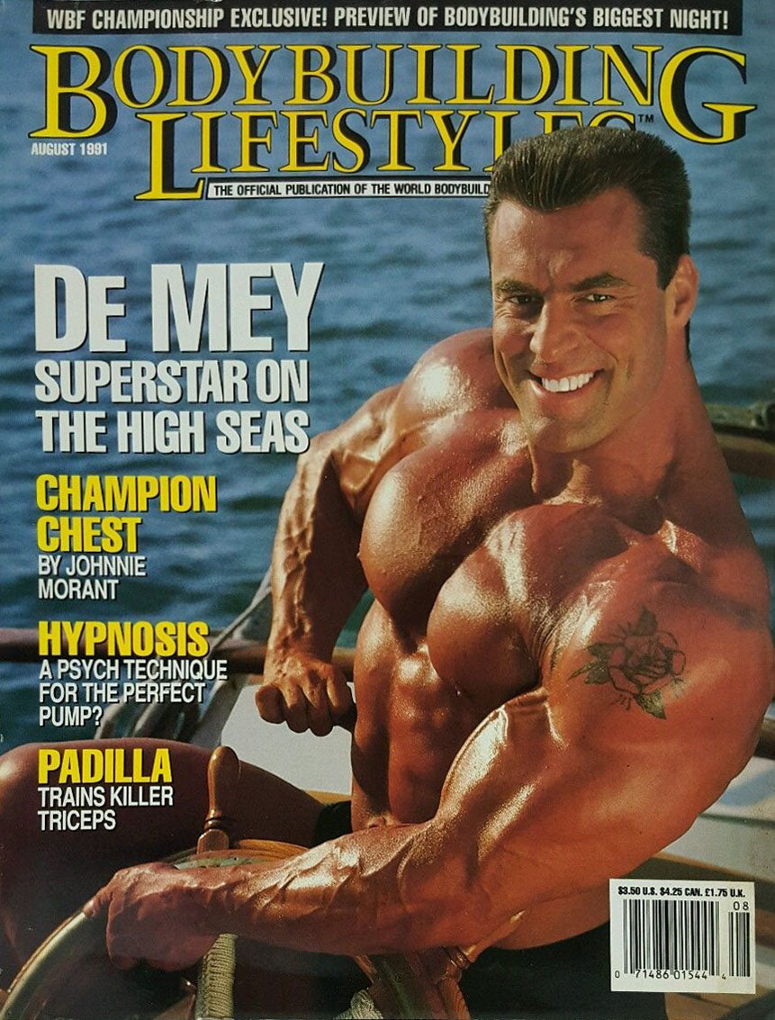 WBF Bodybuilding Lifestyles August 1991 Magazine PWcatalog