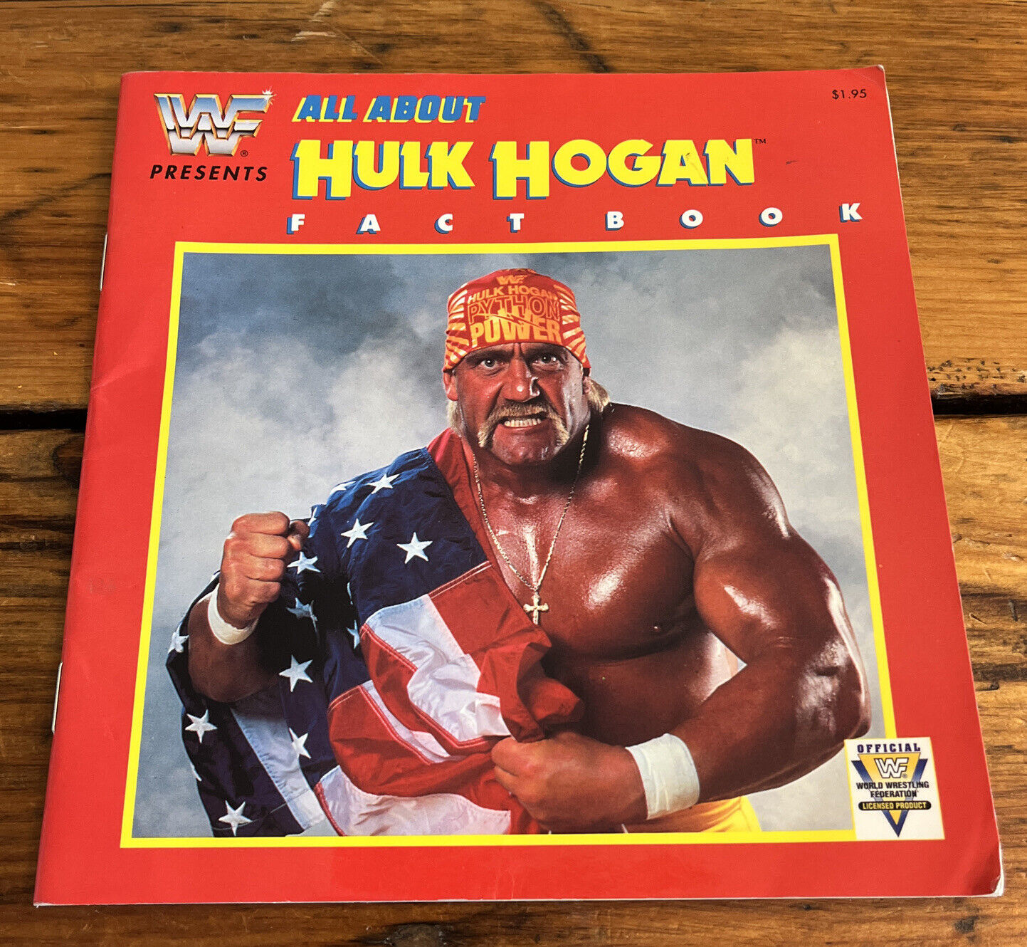 1991 all about hulk hogan fact book by Checkerboard Magazine Pwcatalog