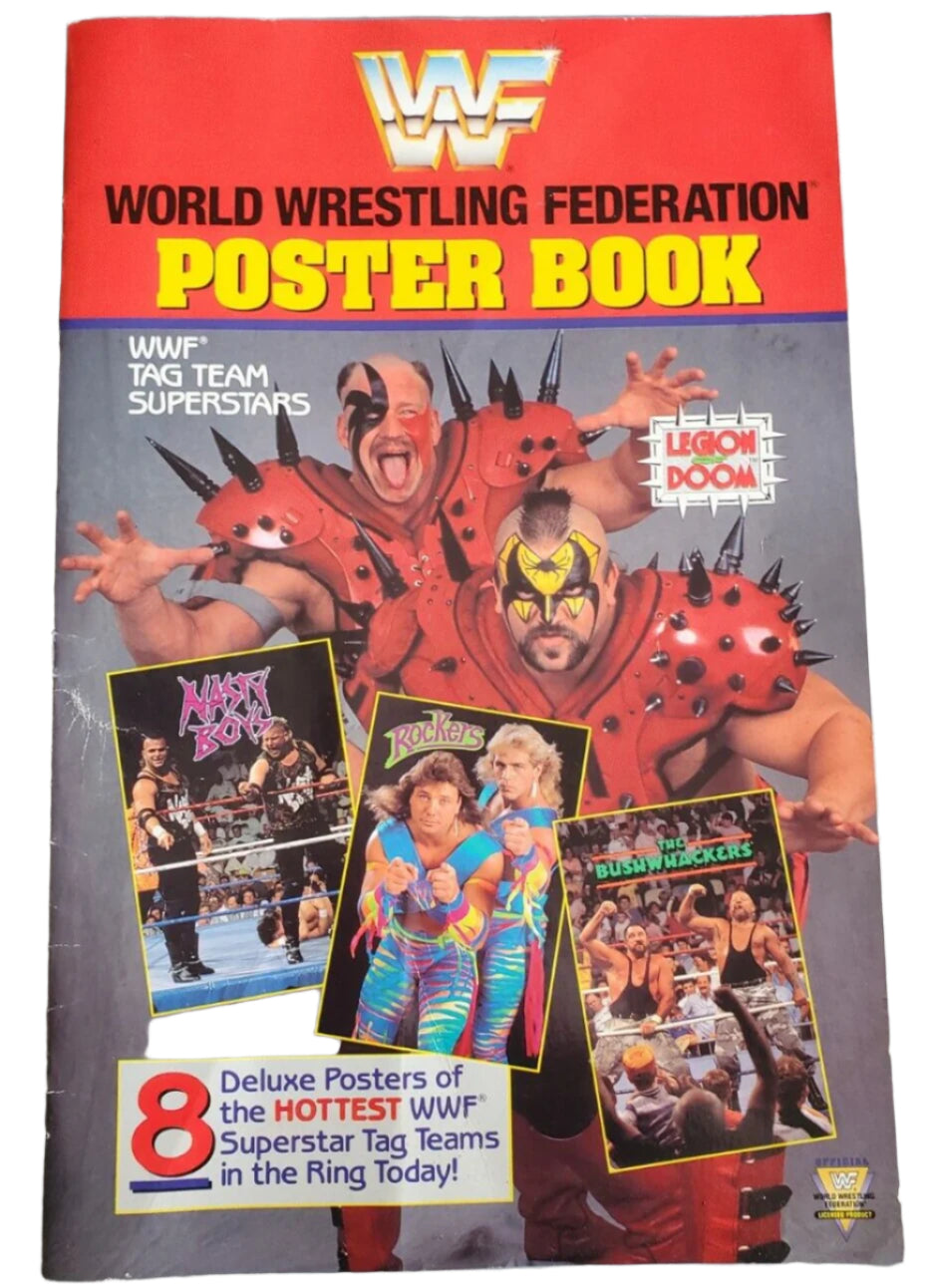 1991 wwf poster book Legion of Doom by Checkerboard Magazine Pwcatalog