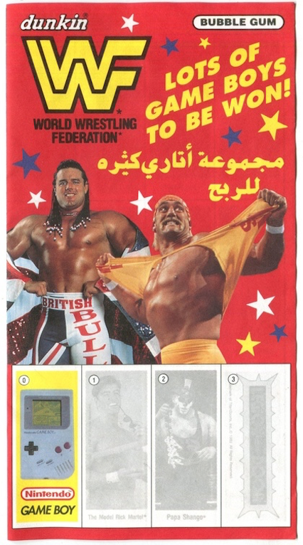 WWF Dunkin Bubble Gum Stickers (1992) Sticker Album PW Catalog