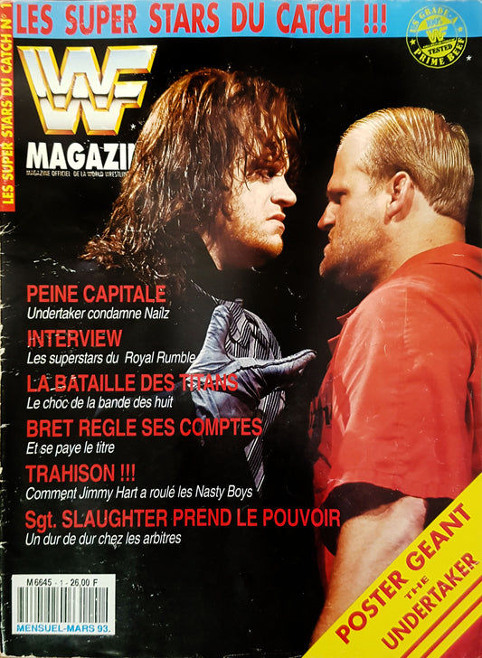 WWF Magazine From France March 1993