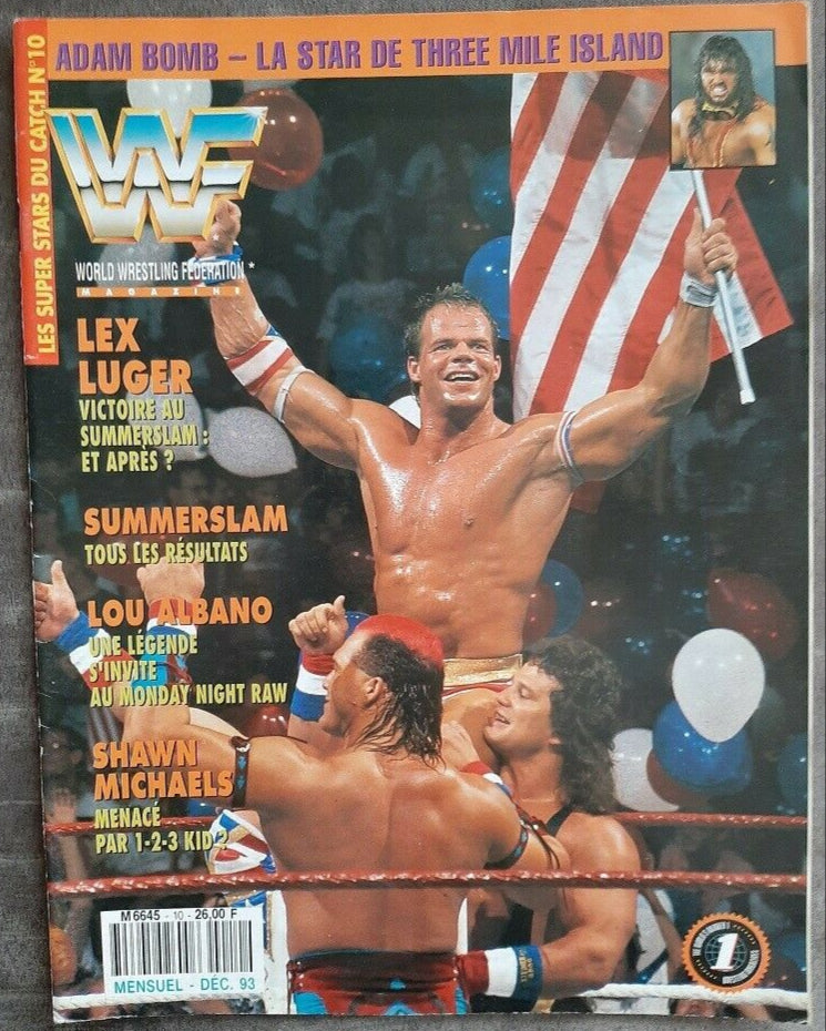 WWF Magazine From France December 1993 Magazine PWcatalog