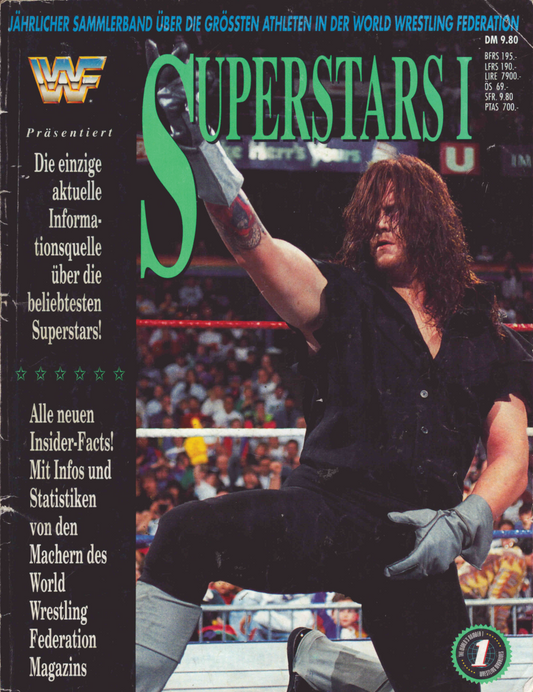 WWF Superstars 1 Magazine 1993 from Germany