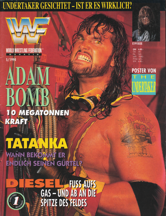 WWF Magazine May 1994 from Germany Magazine PWcatalog