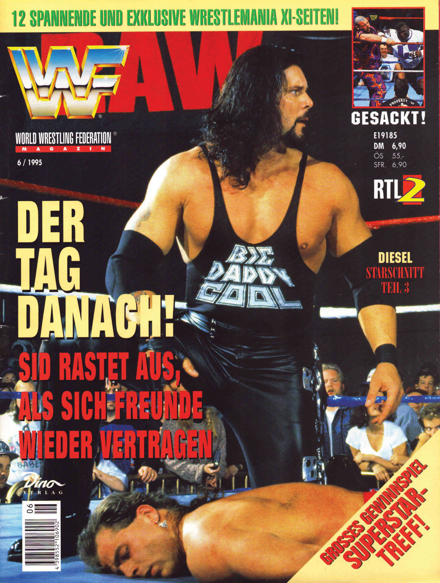 WWF Magazine June 1995 from Germany Magazine PWcatalog
