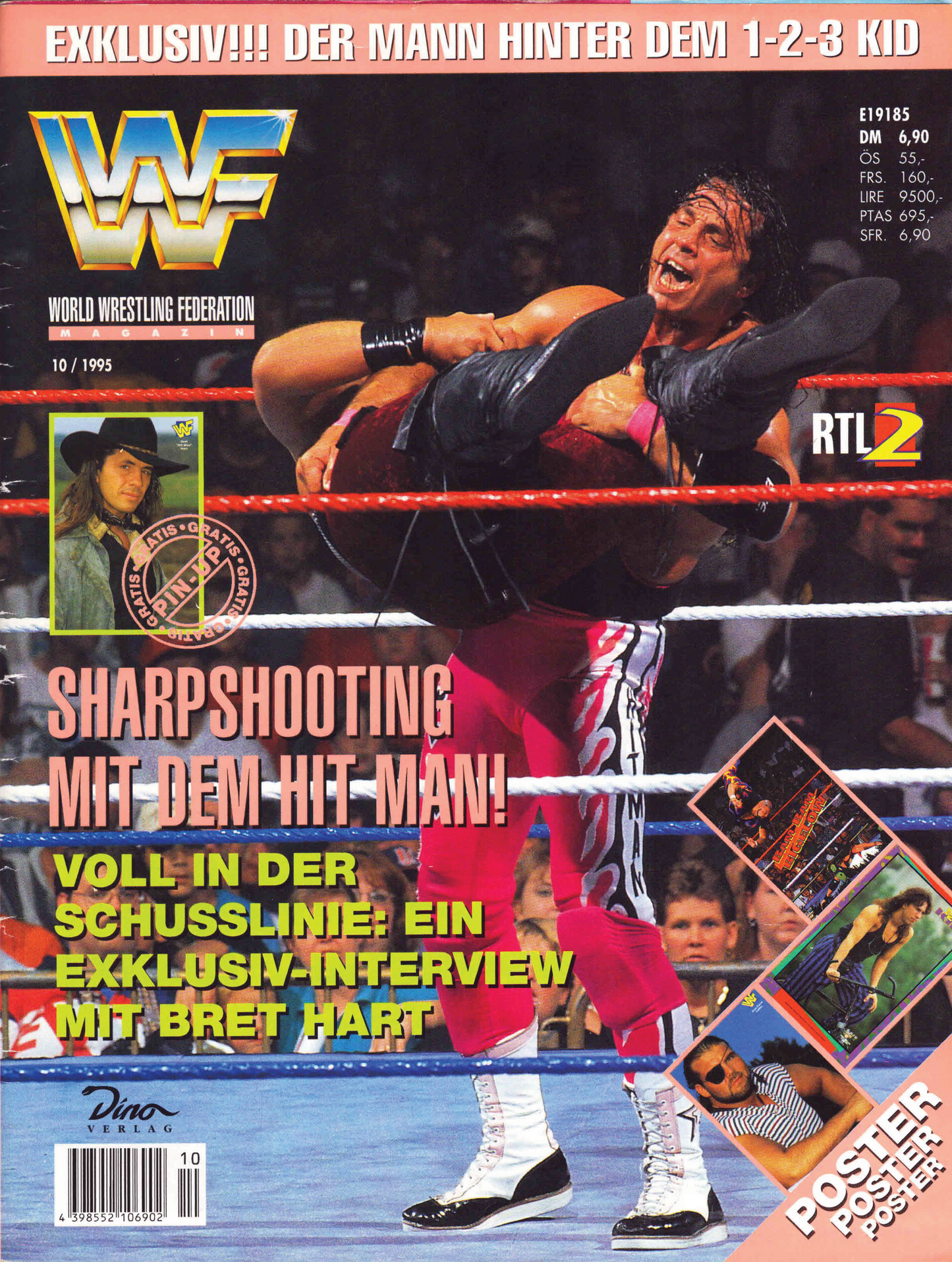 WWF Magazine October 1995 from Germany Magazine PWcatalog
