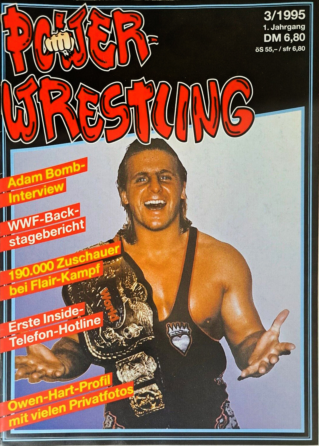 Power Wrestling Magazine 3/1995 (#3) Magazine PWcatalog