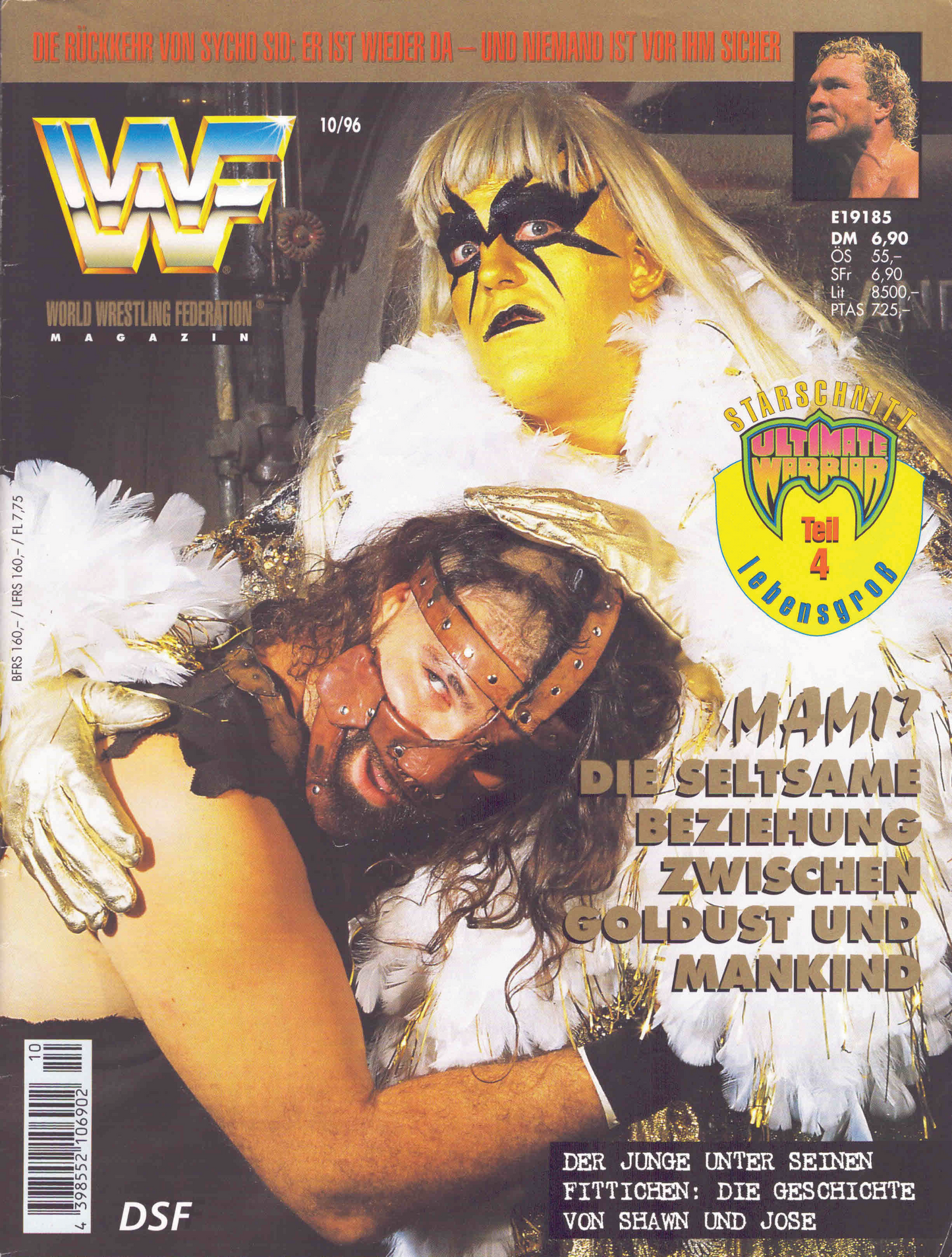 WWF Magazine October 1996 from Germany Magazine PWcatalog