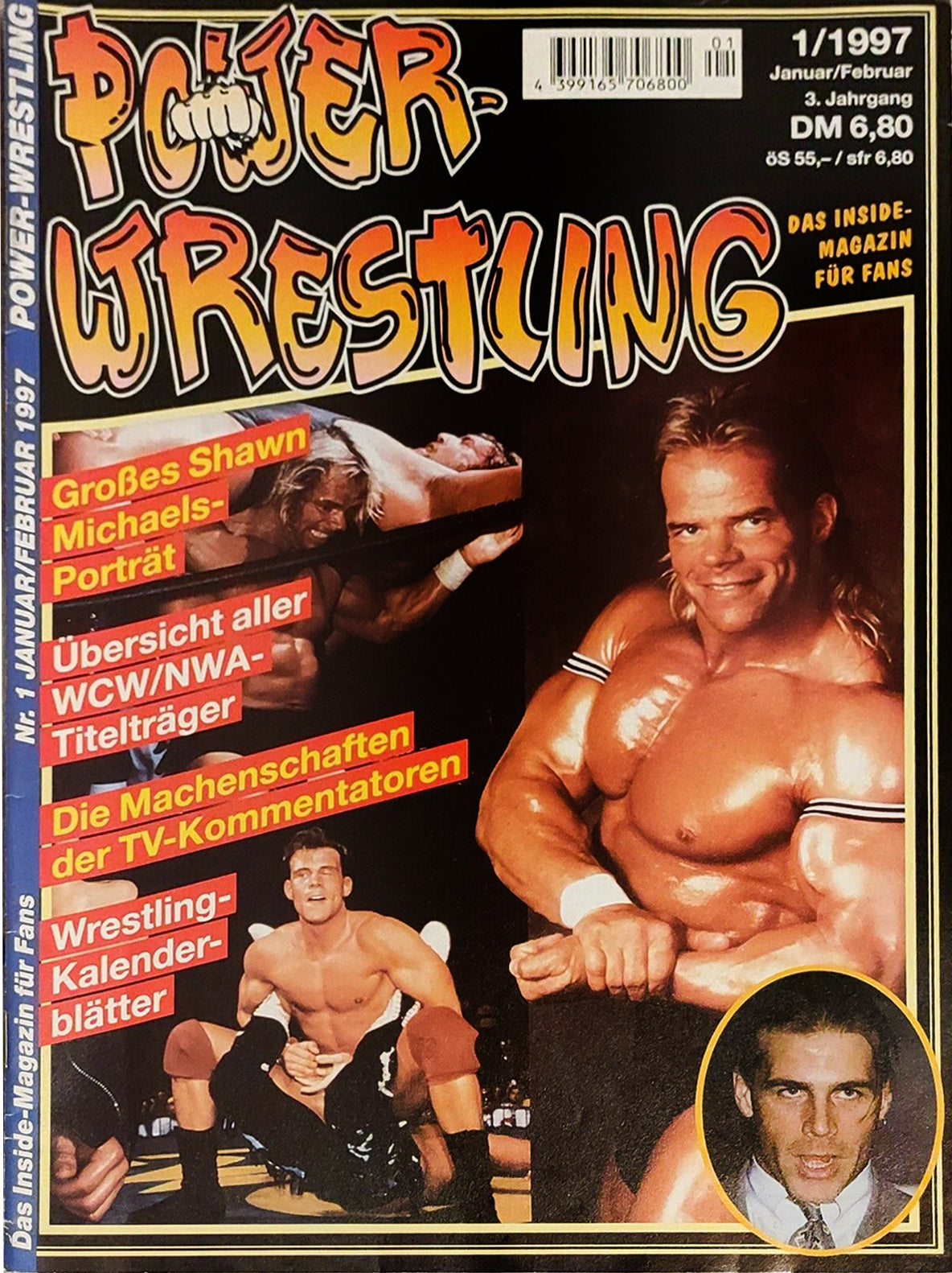 Power Wrestling Magazine January/February 1997 Magazine PWcatalog