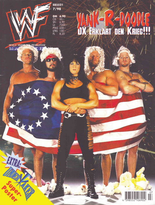 WWF Magazine July 1998 from Germany Magazine PWcatalog