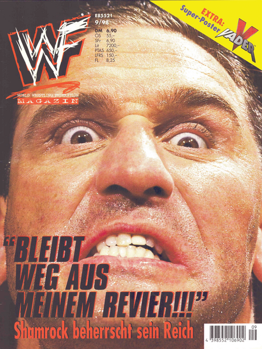 WWF Magazine September 1998 from Germany Magazine PWcatalog